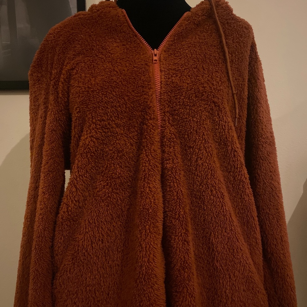 Fleece Zip Up Hoodie
